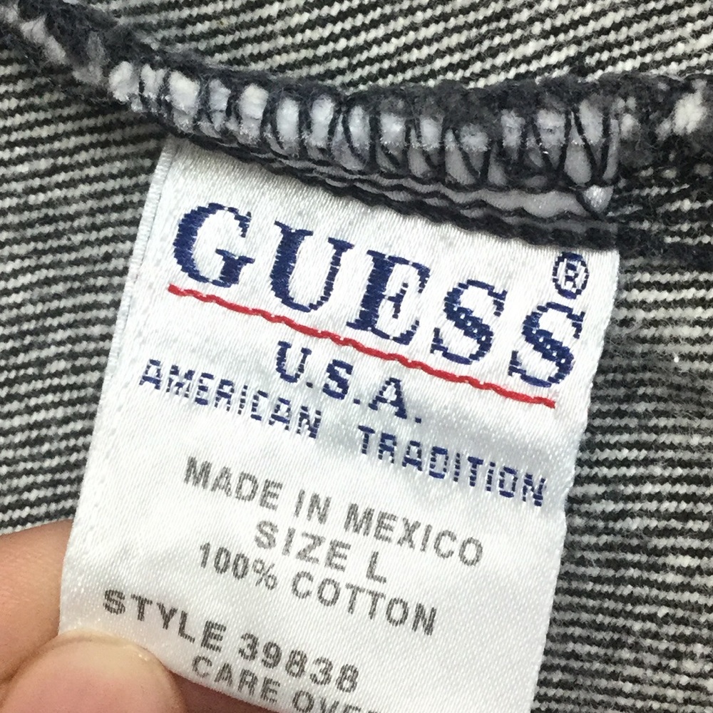 SOLD❌Guess dark wash denim jacket - Picture 5 of 7